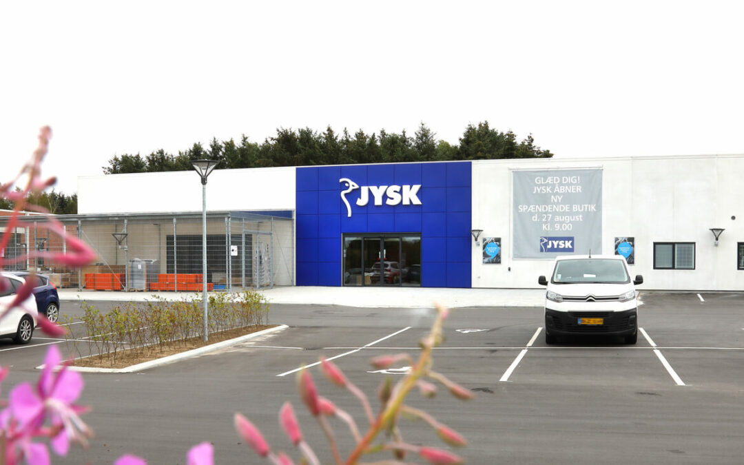 JYSK-butik fuldender Gadebergcentret i Hadsten